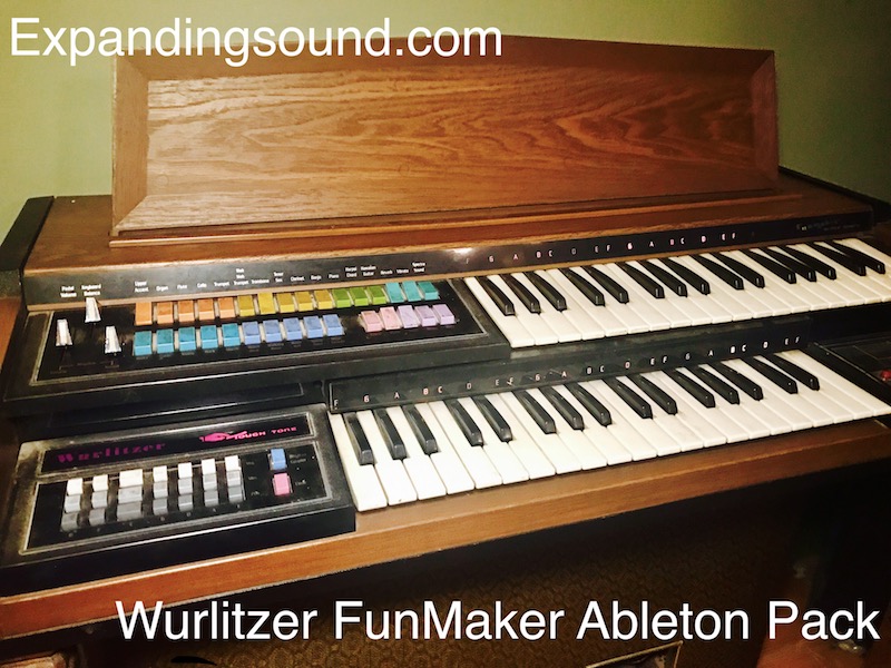 Expanding Sound Wurlitzer Funmaker Ableton Pack